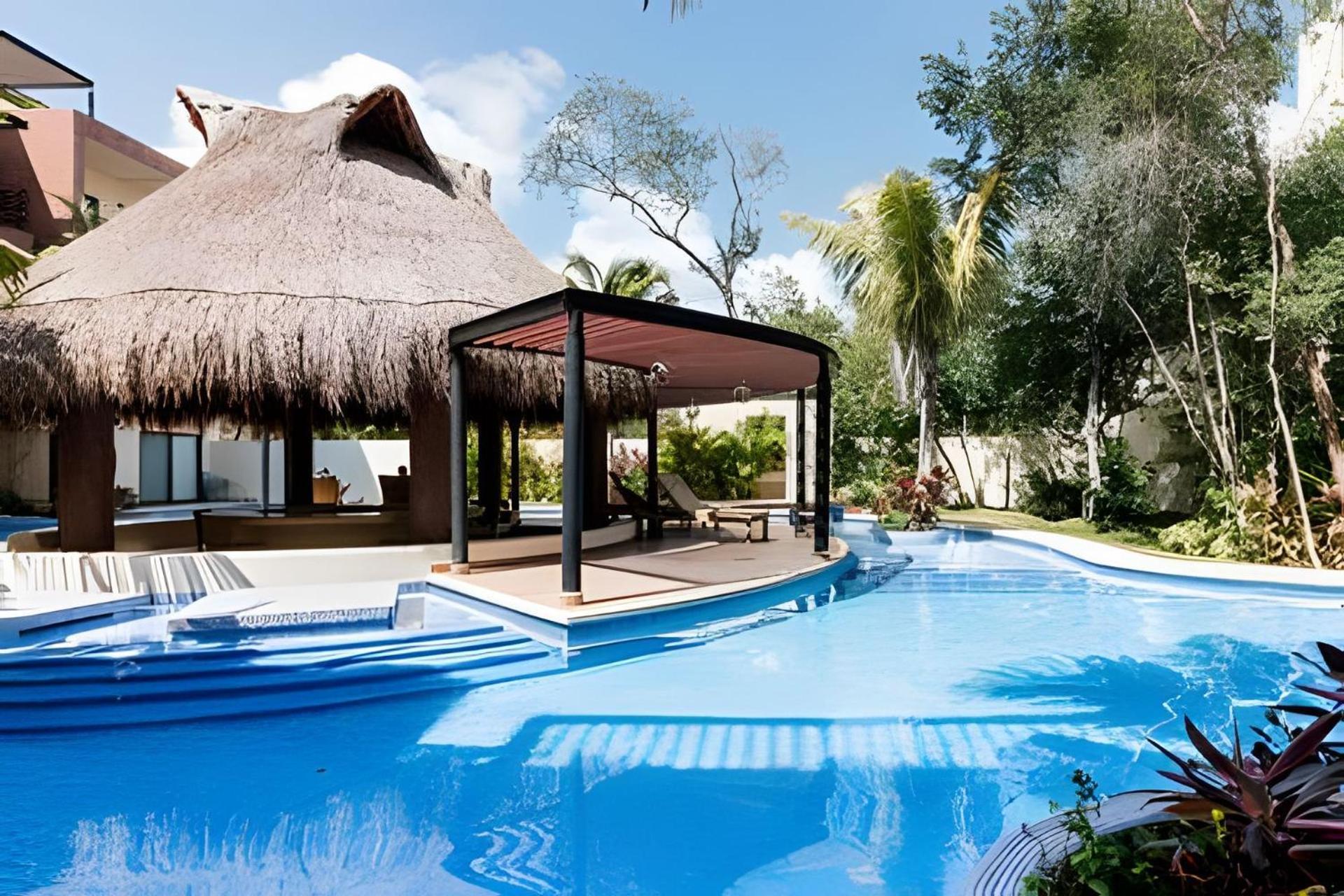 Casa De Lujo Ka'An Maya Acceso Swimup A La Piscina Tulum Exterior photo